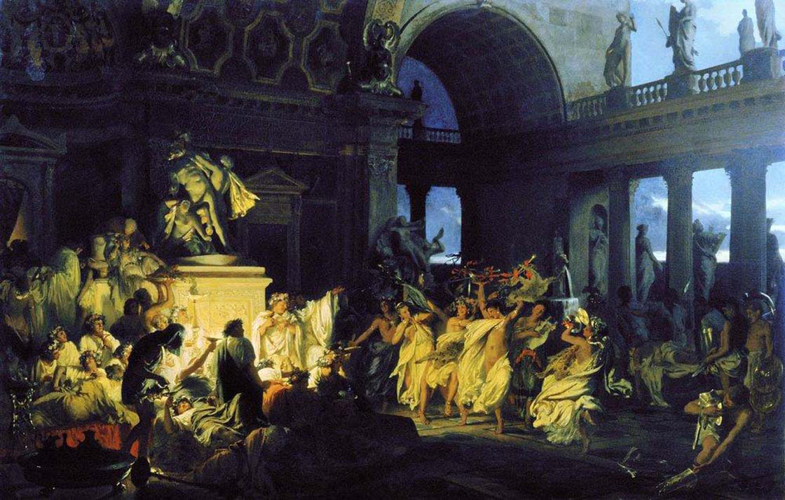 Roman Orgy of Brilliant Caesarism Times 